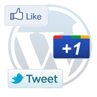 Jak dodać Facebook Like, Google +1 i ReTweet na bloga na WordPressie?
